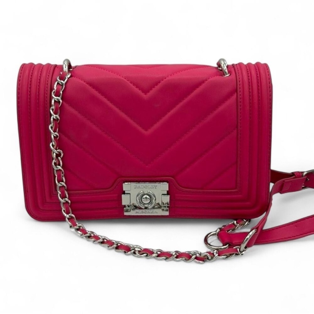 Badgley Mischka Crossbody or Shoulder Bag Hot Pink